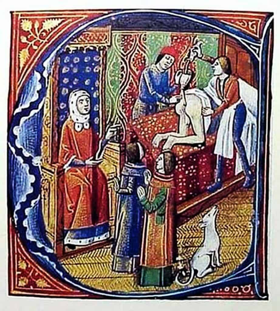 enemas de la medicina medieval