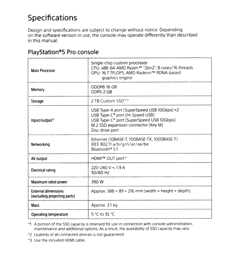 especificaciones gráficas de la nueva PlayStation 5 Pro