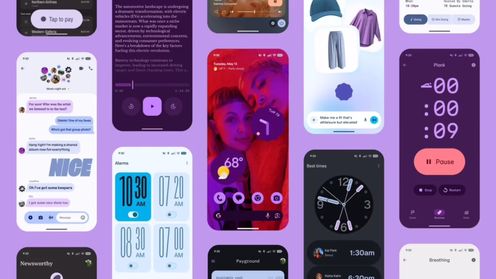 la nueva evolución de Material Desing, Material 3 Expressive, formará parte del próximo Android 17