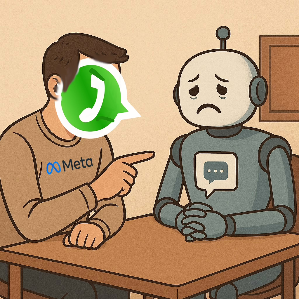 Meta prohíbe el uso de chatbots de IA con propósito general en WhatsApp