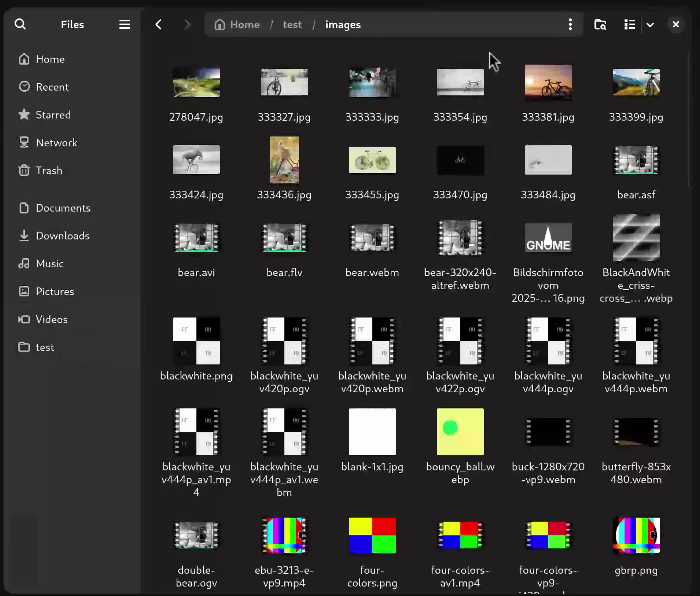 La carga de miniaturas verá una mejora drástica en GNOME 50