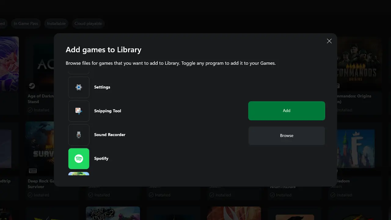Microsoft prueba internamente una nueva función para la App de Xbox en Windows 11 la cual te resultará muy familiar si usas Steam