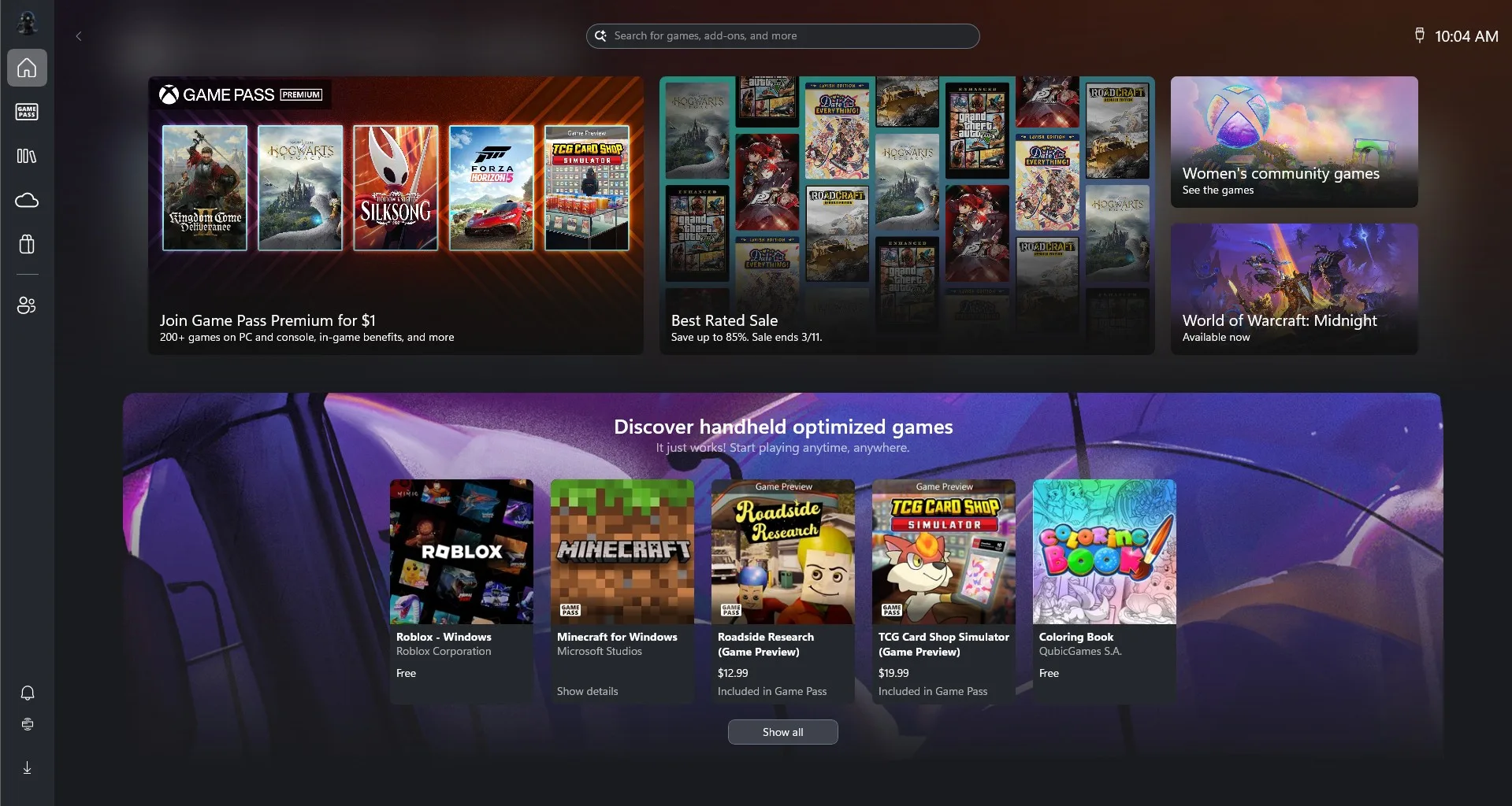 Microsoft anuncia que el nuevo Modo Xbox para Windows 11 llegará muy pronto