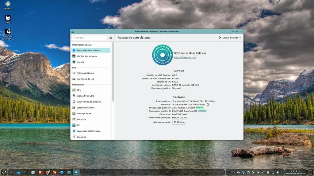 KDE Plasma 6.6 ofrece un rendimiento gráfico muy superior a GNOME 50