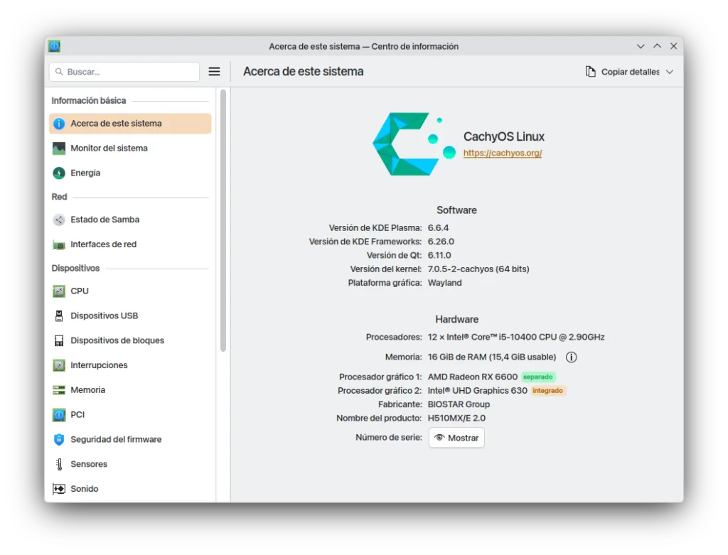 ¿Qué tal es la experiencia que brinda la distro Cachy OS? Hace poco migré de KDE Neon a esta distro y estas son mis primeras impresiones.