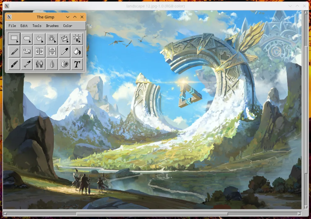 El equipo de GIMP les ha dado una gran sorpresa este fin de semana a los nostálgicos usuarios tech, trayendo el histórico GIMP 0.54.1 en un paquete Flatpak y completamente funcional.