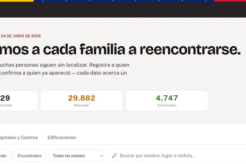 Tras los terremotos ocurridos en Venezuela, surge el proyecto UbicadosVenezuela con el fin de reportar y encontrar personas desaparecidas
