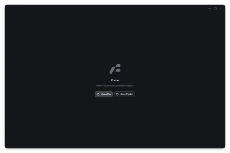 Conoce a Frame, un interesante conversor de archivos multimedia basado en FFmpeg y FFprobe
